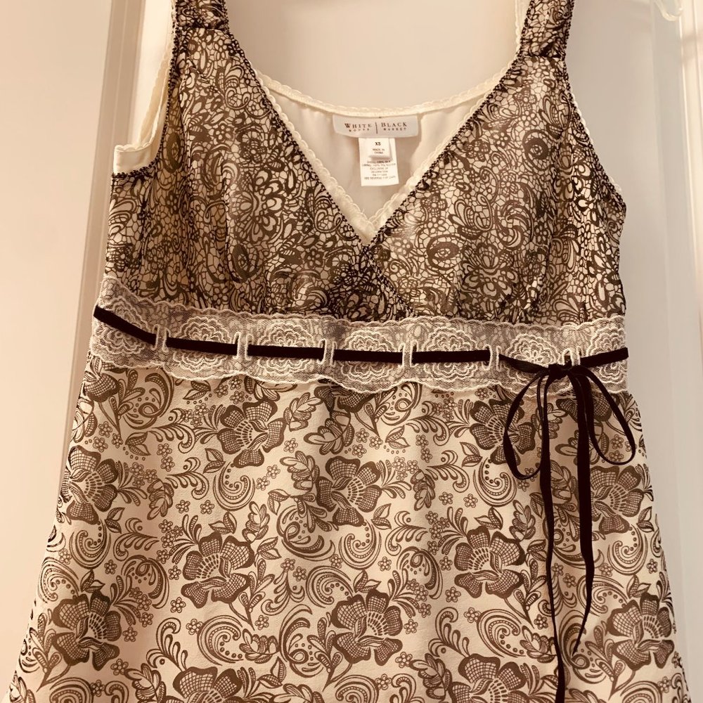 EUC WHBM layered blouse size SX